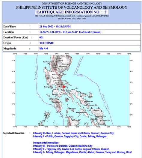 2 earthquakes hit Quezon province .
